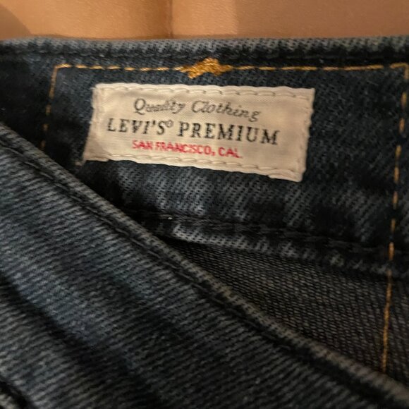 LEVIS 514 Jeans | Mens 30 x 30 BIG E Premium Denim Blue Vintage 70s Stretch - Picture 3 of 16